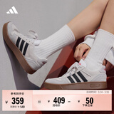 adidas「小锯齿」D-PAD CLASSIC美高风篮球风板鞋男女阿迪达斯 浅灰/黑色/浅猩红   42