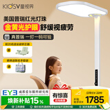 童视界护眼大路灯立式全光谱学习台灯金黄光瞳之光D1落地灯 【max版】红光+金黄光双重养护丨150W
