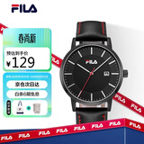 斐乐（FILA）手表男送男友皮革表带生日礼物石英学生手表 FLM38-793-003