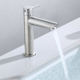 BSITN 304不锈钢面盆水龙头洗脸盆单冷快开卫生间洗手台盆水龙头B8039