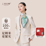 上海故事100%桑蚕丝丝巾女围巾女真丝缎印花中方巾送妈妈生日送女友礼物女