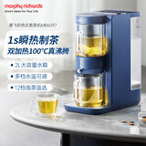摩飞电器（Morphyrichards）电热水瓶电热水壶 家用办公室桌面即热式茶饮机养生壶泡茶机煮茶器 台式直饮水机茶吧机MR6097蓝