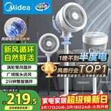 美的（Midea）【暴风循环】空气循环扇大风量摇头电风扇家用台式落地扇轻音卧室节能小风扇柔风轻羽扇 FGA24TQ