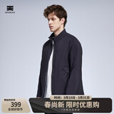 天石春秋3M新雪丽棉棉服男士外套短款连帽户外运动中间层薄夹克V160 黑色 立领款 L （175/96A）