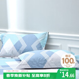 艾薇 A类全棉枕套 学生宿舍枕头套单人枕芯套 一个装 巴德尔 48*74cm