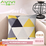 艾薇抱枕靠垫沙发靠枕办公室椅靠垫午睡枕汽车靠背垫腰靠含抱枕芯印象