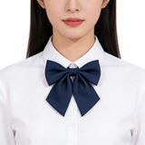 GLO-STORY领花女  学院风银行职业空姐酒店工作服免打蝴蝶结 JK水手服领结