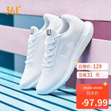 361°运动鞋女士春季网面透气通勤休闲减震慢跑步女鞋子681832270-1