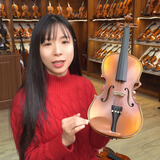 克莉丝蒂娜（Christina）小提琴实木手工儿童成人初学考级欧料演奏小提琴 V03哑光 4/4身高155cm以上