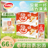 达利园花生牛奶植物复合蛋白饮料早餐花奶250ml*24盒*2 礼盒整箱送礼