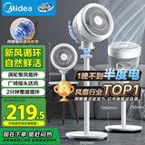 美的（Midea）【暴风循环】空气循环扇大风量摇头电风扇家用台式落地扇轻音卧室节能小风扇柔风轻羽扇 FGA24TQ