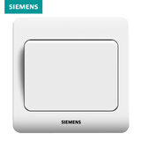 西门子（SIEMENS） 开关插座 墙壁插座大间距电源86型插座远景雅白 一开单控