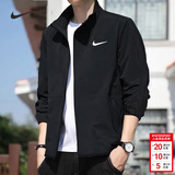 耐克（NIKE）外套男装上衣 2026新款春季运动服休闲透气跑步立领速干梭织夹克 热销/Dri-FIT经典款/立领速干外套 /晒图返10 L 【175】 体重130~150斤左右