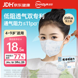 超亚低呼吸阻力N95医用防护口罩一次性透气防过敏防尘独立包装20只