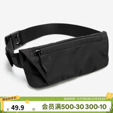 迪卡侬运动胸腰两用男女腰包斜挎包手机袋春夏WSSA午夜黑均码 4331748