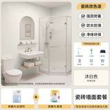 三青水性瓷砖玻璃漆家用墙面卫生间耐磨防水漆翻新改色漆套装 沐白
