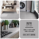 三青 水性瓷砖玻璃漆家用卫生间耐磨防水漆地砖翻新改色漆 浅灰色1kg