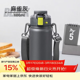 希乐保温杯保冷杯316不锈钢高颜值男女士学生健身运动双饮弹跳水杯子