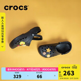 卡骆驰（CROCS）贝雅洞洞鞋沙滩鞋|10126 黑色-001    37 /38(230mm)  