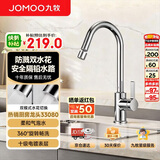 九牧厨房水龙头双水花带起泡器厨房龙头防溅水可旋转洗菜盆龙头33080