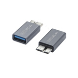 尘土 双头type-c接口全功能转接头 USB3.1公对公100w转换器公转母手机充电延长PD转接 USB母转Micro B 【一个装】
