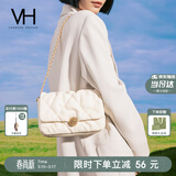 VANESSA HOGAN VH女包蓬蓬软包质感柔软褶皱菱格方包百搭腋下包牛皮单肩斜挎包