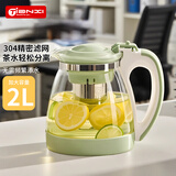 天喜（TIANXI）茶壶泡茶家用茶水分离泡茶壶新款大容量耐热玻璃茶具玻璃冷水壶