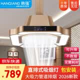 韩强麻将灯棋牌室吸烟空气净化器灯直排式外排吸烟灯无耗材吸烟灯 【花开富贵】香槟金(外排式)暗装