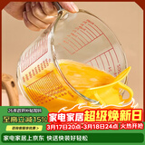 格娜斯（CRISTALGLASS）玻璃杯家用带刻度量杯过滤耐热微波炉加热牛奶杯打蛋杯烘焙计量杯