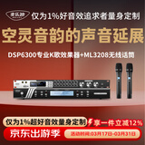 麦乐迪DSP6300卡拉ok混响器 数字音频前级效果器 家庭影院防啸叫调音台处理器含话筒 调音台均衡器 DSP6300+ML3208变频话筒套装 标准版