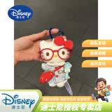 迪士尼正版厨师helloKitty包包挂件钥匙扣眼镜哈喽kt猫玩偶公仔女生礼物 蓝色喵咪睡衣套装kitty【正版】