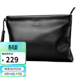 高尔夫（GOLF）男士手包头层牛皮手拿包大容量多卡位信封手抓包情人节礼物送男友