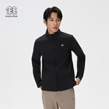 KOLON SPORT/可隆户外软壳衣 男接触凉感UPF50+防风夹克 黑色BK 2XL