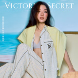 维多利亚的秘密（Victoria's Secret）维密 单依纯同款宅度假天丝绵柔印花凉感睡衣家居服套装女不易皱