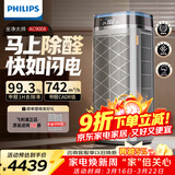 飞利浦（PHILIPS）空气净化器除甲醛神器新房急入住专业家用宠物净化机除烟味病毒过敏原螨尘AC9008