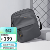 高尔夫GOLF单肩包男士休闲斜挎包男大容量牛津布防泼水轻便手机包学生随身小挎包运动男包5I797449J鸦灰