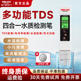 德力西（DELIXI）水质检测笔TDS家用饮用水测水质高精度自来水检测器杂质纯度检测 双电池【背光款】电导率/温度 TDS/电导率/温度