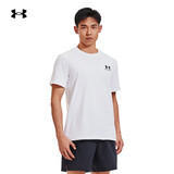 安德玛（Under Armour）【球星同款】夏季Logo 男高克重宽松运动休闲短袖T恤1373997