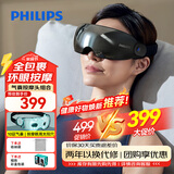 飞利浦（PHILIPS）眼部按摩仪可视化护眼仪眼睛穴位按摩器蓝牙睡眠眼罩缓解疲劳送父母男女朋友节日母亲节礼物7101E