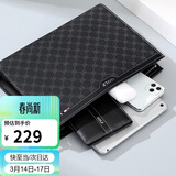 高尔夫（GOLF）男士手包休闲手拿包印花拉链信封包多卡位手抓包钱包送男友礼物