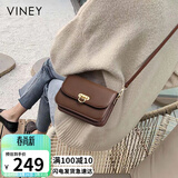 viney牛皮包包女包斜挎包小包洋气品牌单肩包生日礼物高级感送女友老婆