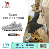 骆驼（CAMEL）漫游复古慢跑鞋女加绒运动鞋子 K23S09L7014A 奶白/椰子灰 36