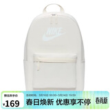 耐克NIKE男女双肩包 书包  HERITAGE  休闲包DC4244-104白 均码