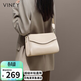 viney牛皮包包女包品牌斜挎枕头包轻奢单肩包生日礼物高级感送女友老婆