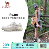 骆驼（CAMEL）漫游复古慢跑鞋女户外运动鞋子 K23S09L7014-1 米白/香芋紫 36