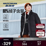 斯凯奇冬季保暖时尚百搭男女同款羽绒外套L324U108