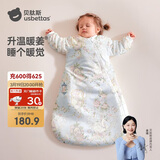 贝肽斯婴儿睡袋暖姜恒温儿童一体睡袋婴幼儿防踢被睡衣四季双层 弗里德M