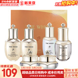 后（The history of Whoo）后天气丹套装花献华泫水乳霜精华眼霜套盒皇后套装女礼盒护肤品 后天气丹水乳霜6件套中样修复