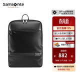 新秀丽（Samsonite）双肩包 商务休闲笔记本电脑包防泼水透气书包潮流轻奢男士背包TN5 黑色
