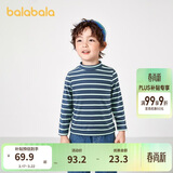 巴拉巴拉儿童长袖t恤冬季高领打底衫加厚保暖内衣男女童秋衣208424100201